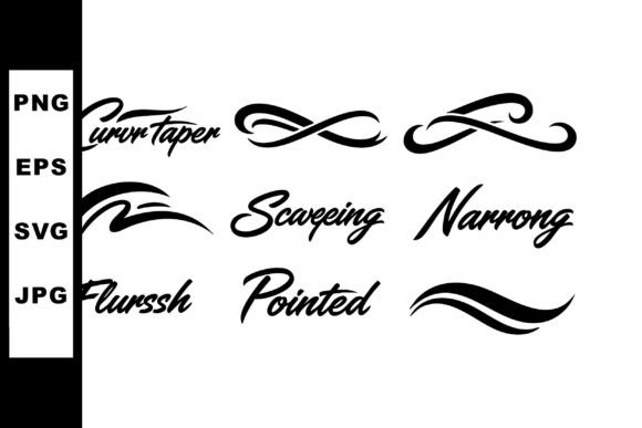 Download Calligraphy Swashes and Flourishes for D - Flourishes Collection