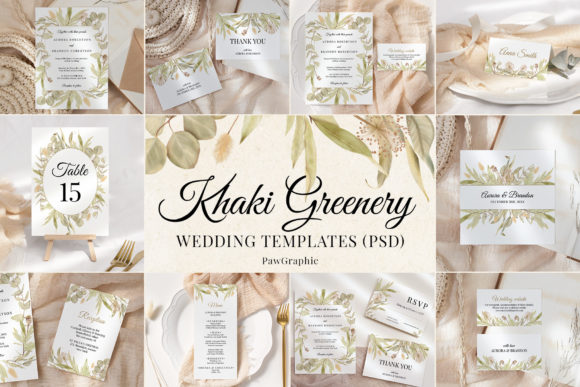 Download Greenery Boho Wedding Template Cards - Wedding template Collection